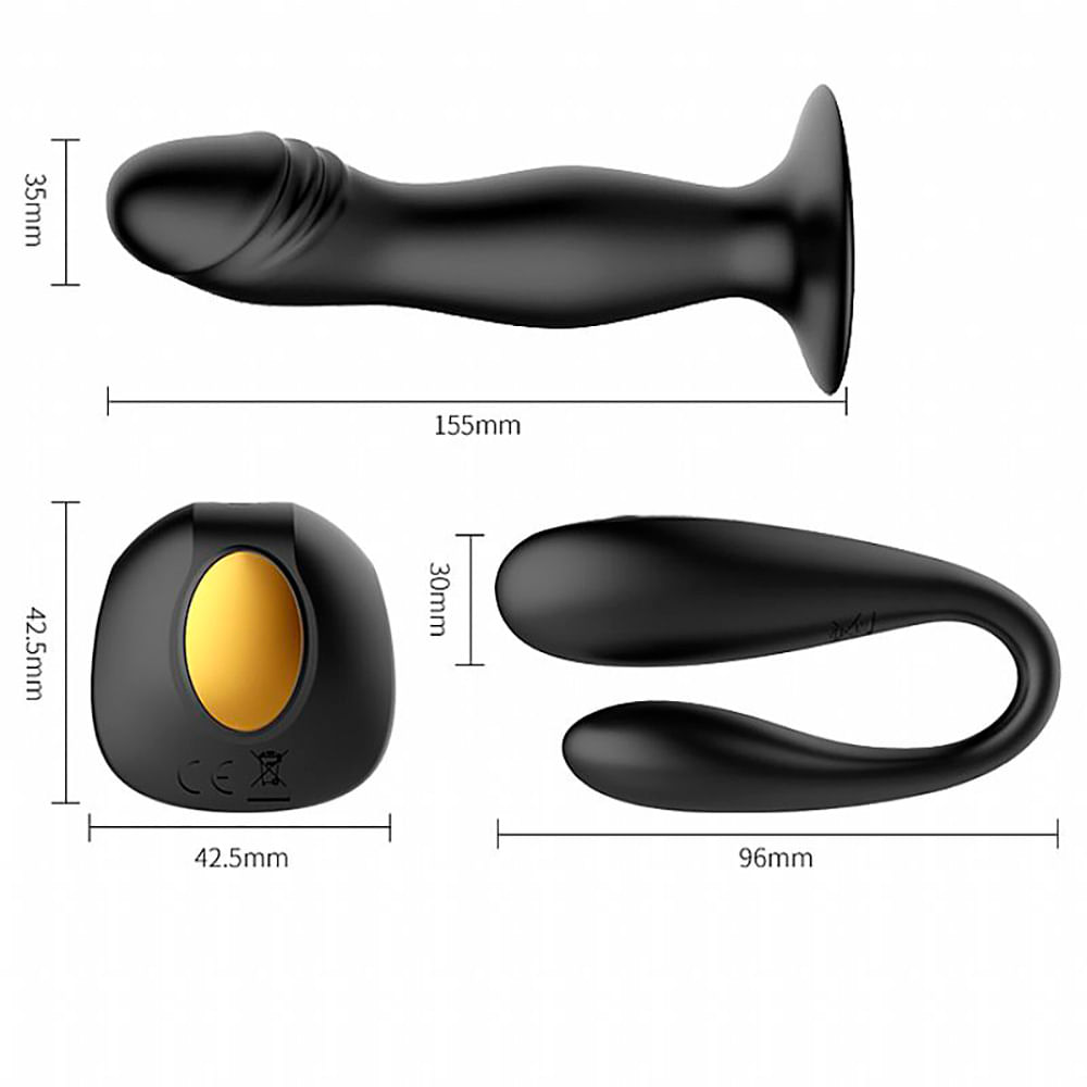 Pretty Love Queens Luxury Kit 6 Itens Vibrador e Estimuladores Detalhes em Ouro 18k Sexy Import
