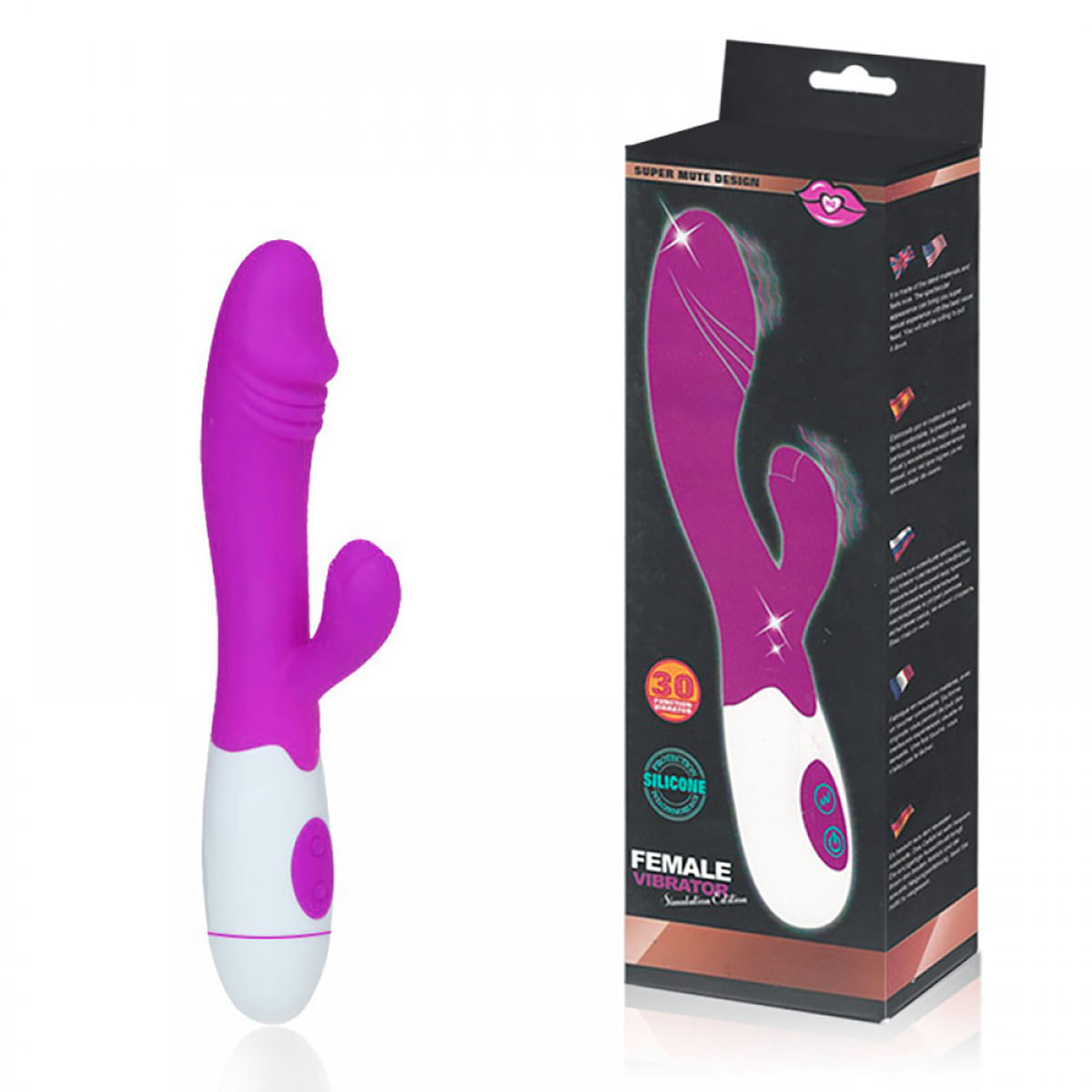 Female Vibrator Vibrador Ponto G com 30 Modos de Vibração Vip Mix