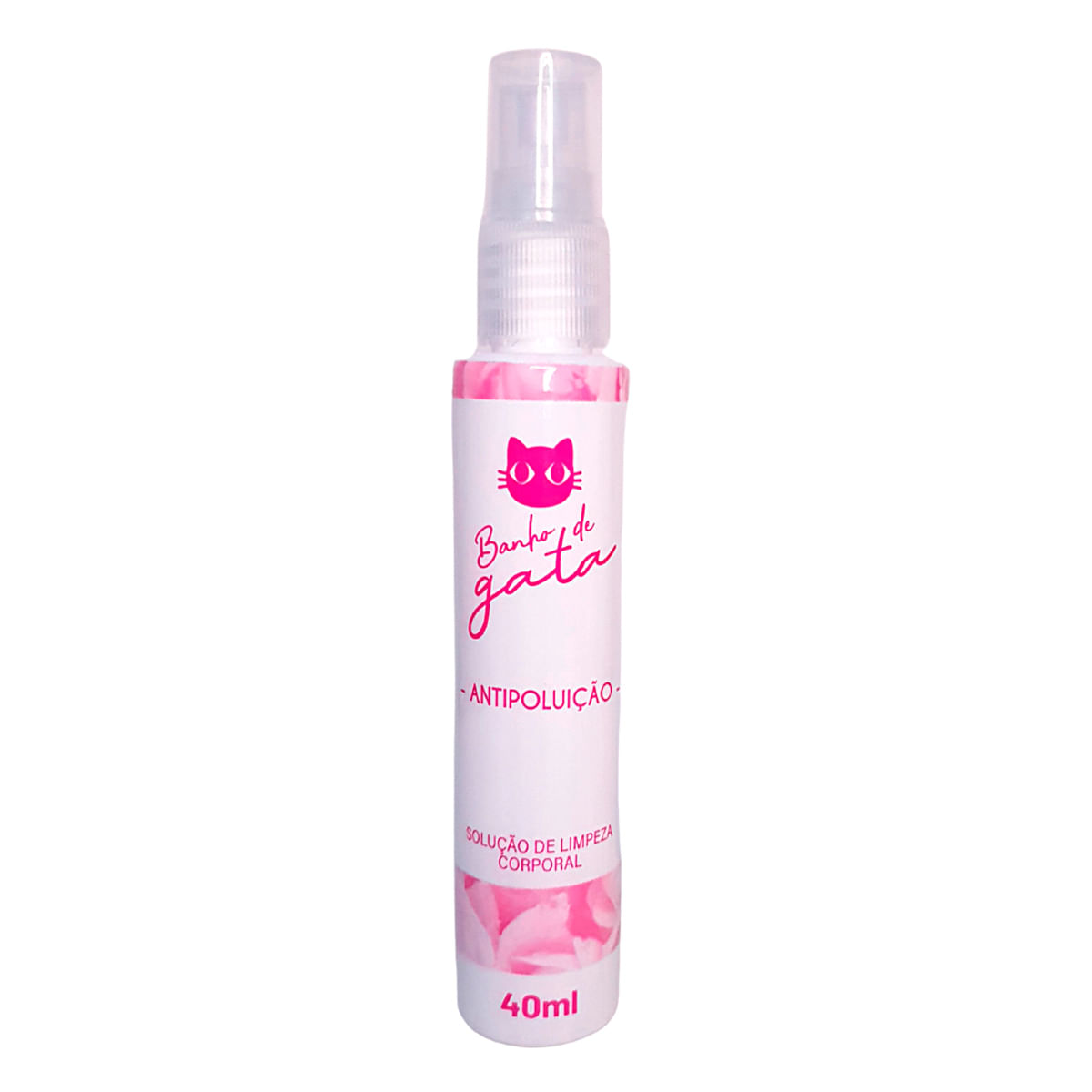 Fast-Clean Solução de Limpeza Corporal Antipoluição 40ml Banho de Gata