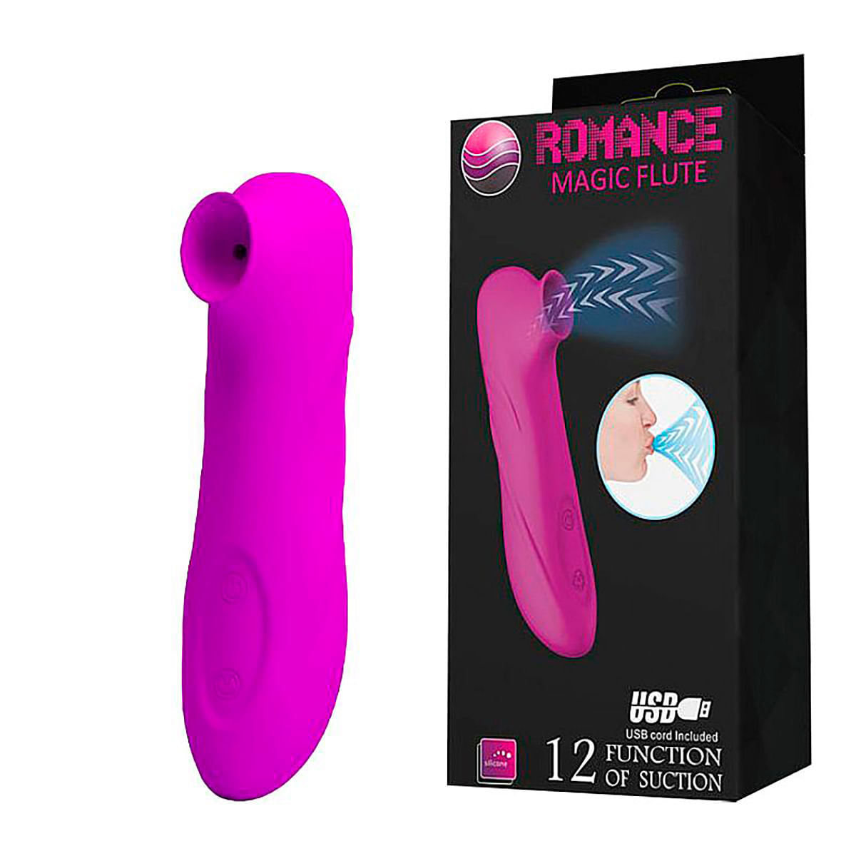 Pretty Love Romance Vibrador Estimulador de Clitóris com 12 Modos de Sucção Sexy Import