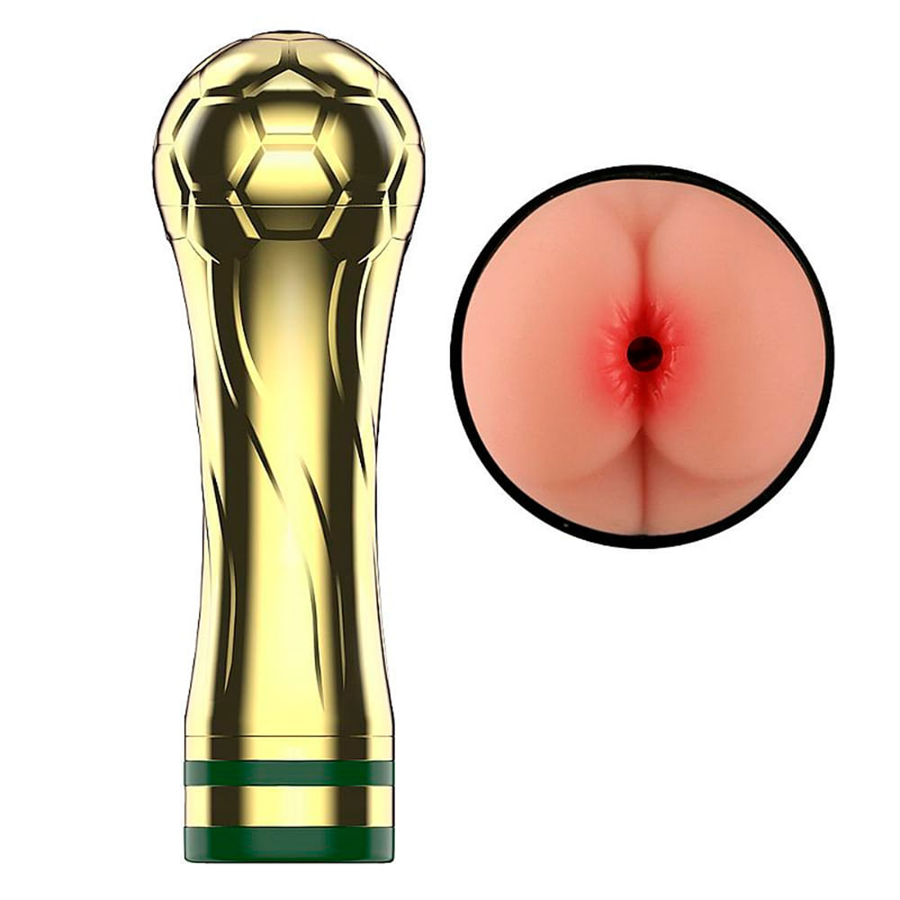 Taça da Copa Masturbador Masculino em Formato de Anus com Vibração Sexy Import