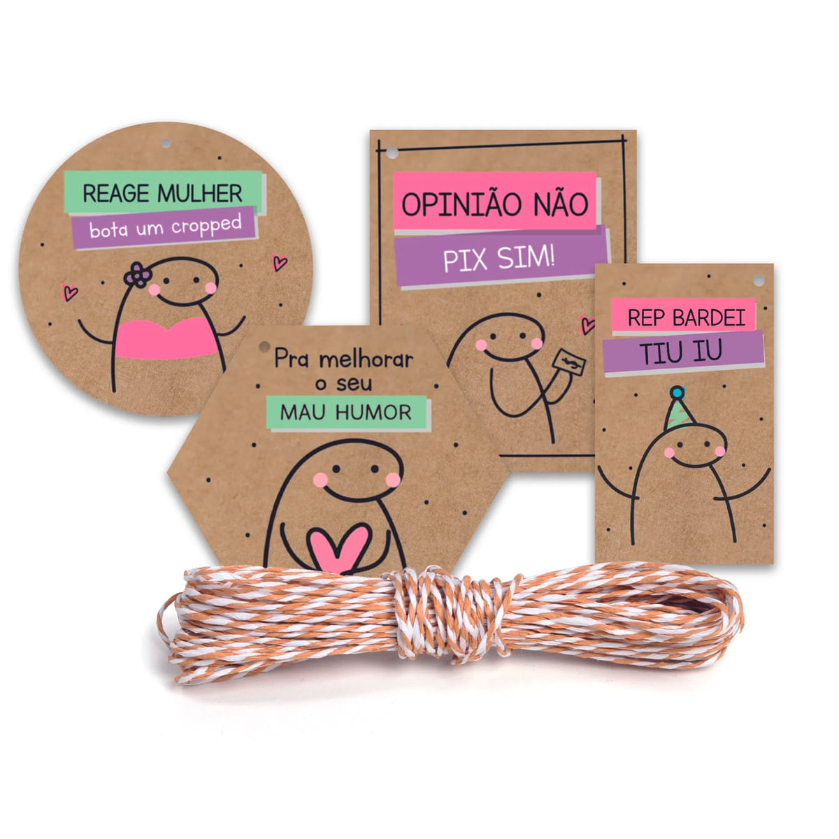 Kit Fechamento de Presente Linha Flork Cromus Kit Fechamento de Presente Linha Flork Cromus