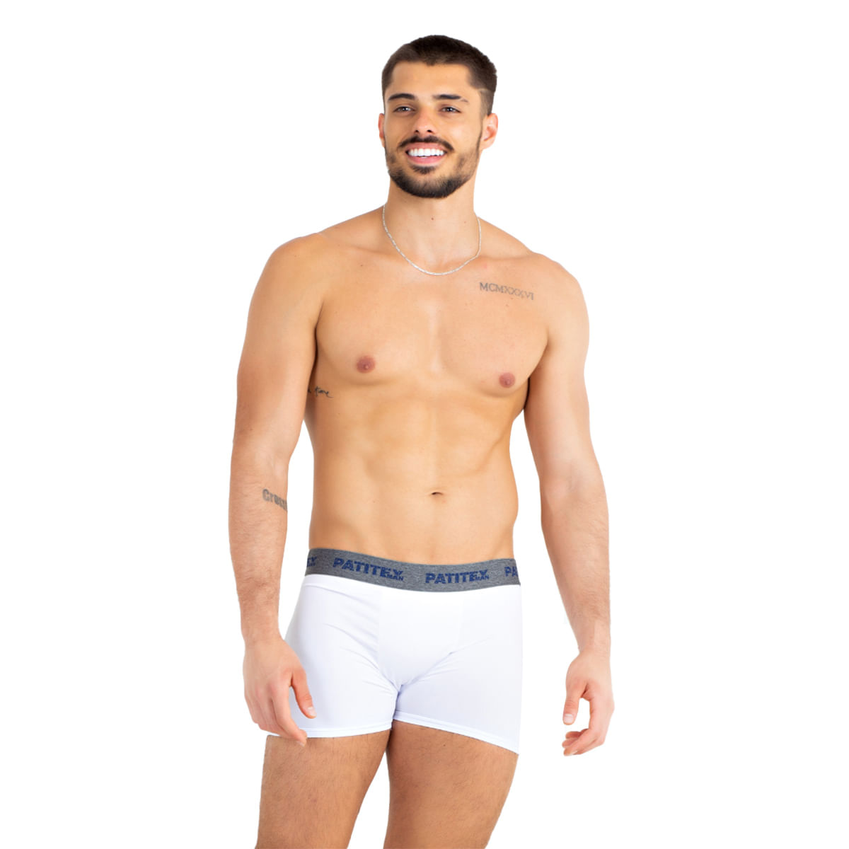 Cueca Boxer Adulto Lisa Patitex