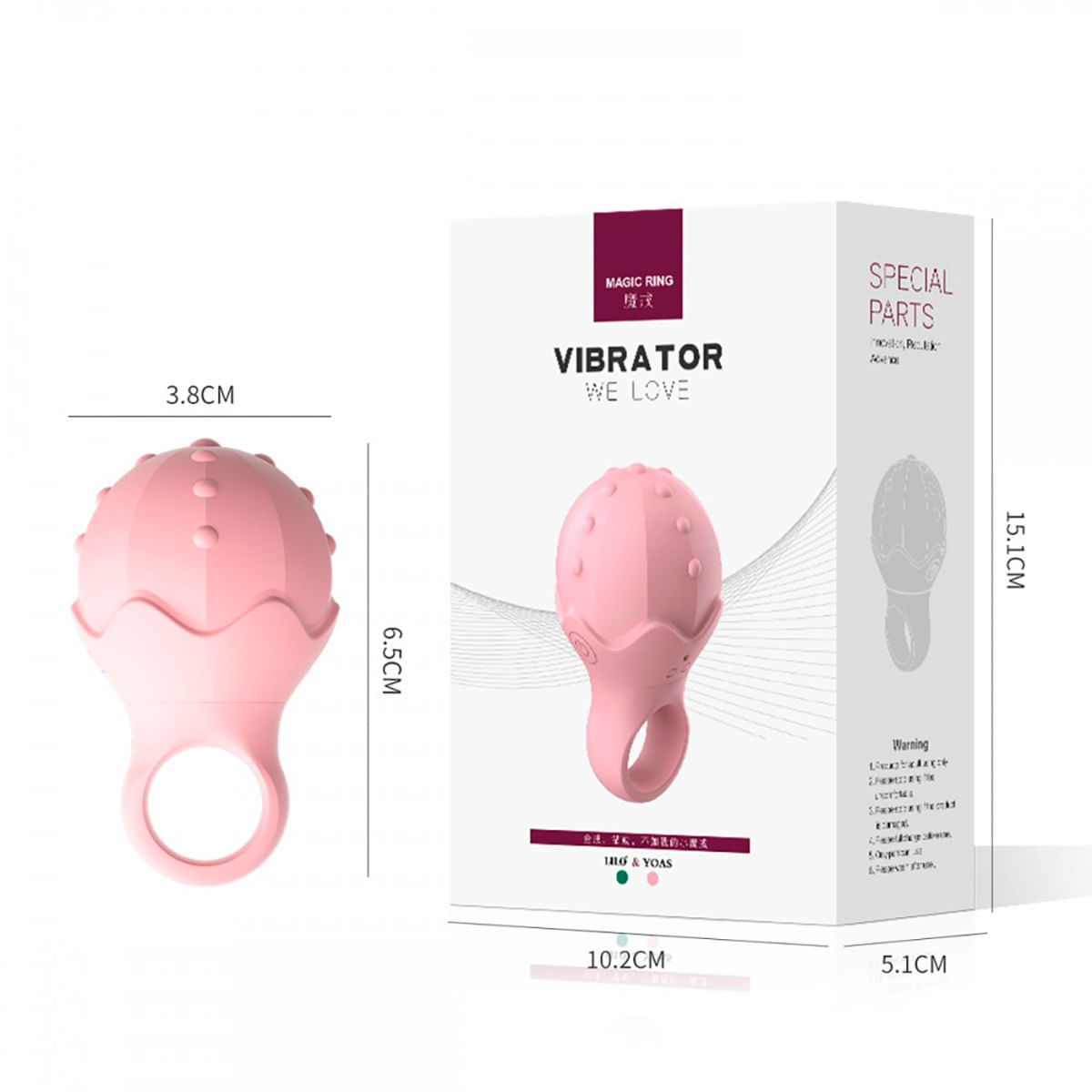 Lilo Vibrator We Love Anel Magic Ring Vibrator com 10 Modos de Vibração Vip Mix