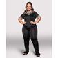 Pijama Flávia com Detalhes em Renda Plus Size Coleção Pérolas Dy Girl