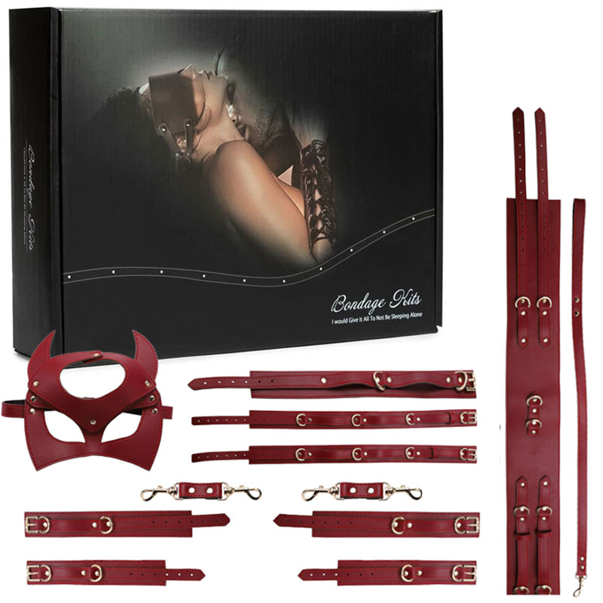 Kit Bondage com 7 Peças 3R Import