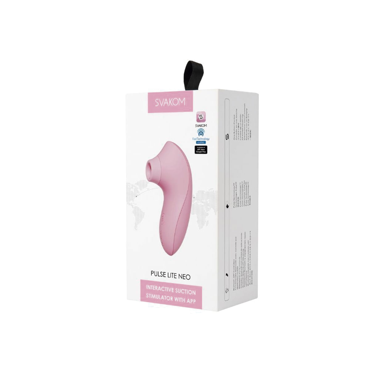 Svakom Pulse Lite Neo Vibrador Estimulador Interativo com 5 Modos de Onda de Pressão e Intensidade