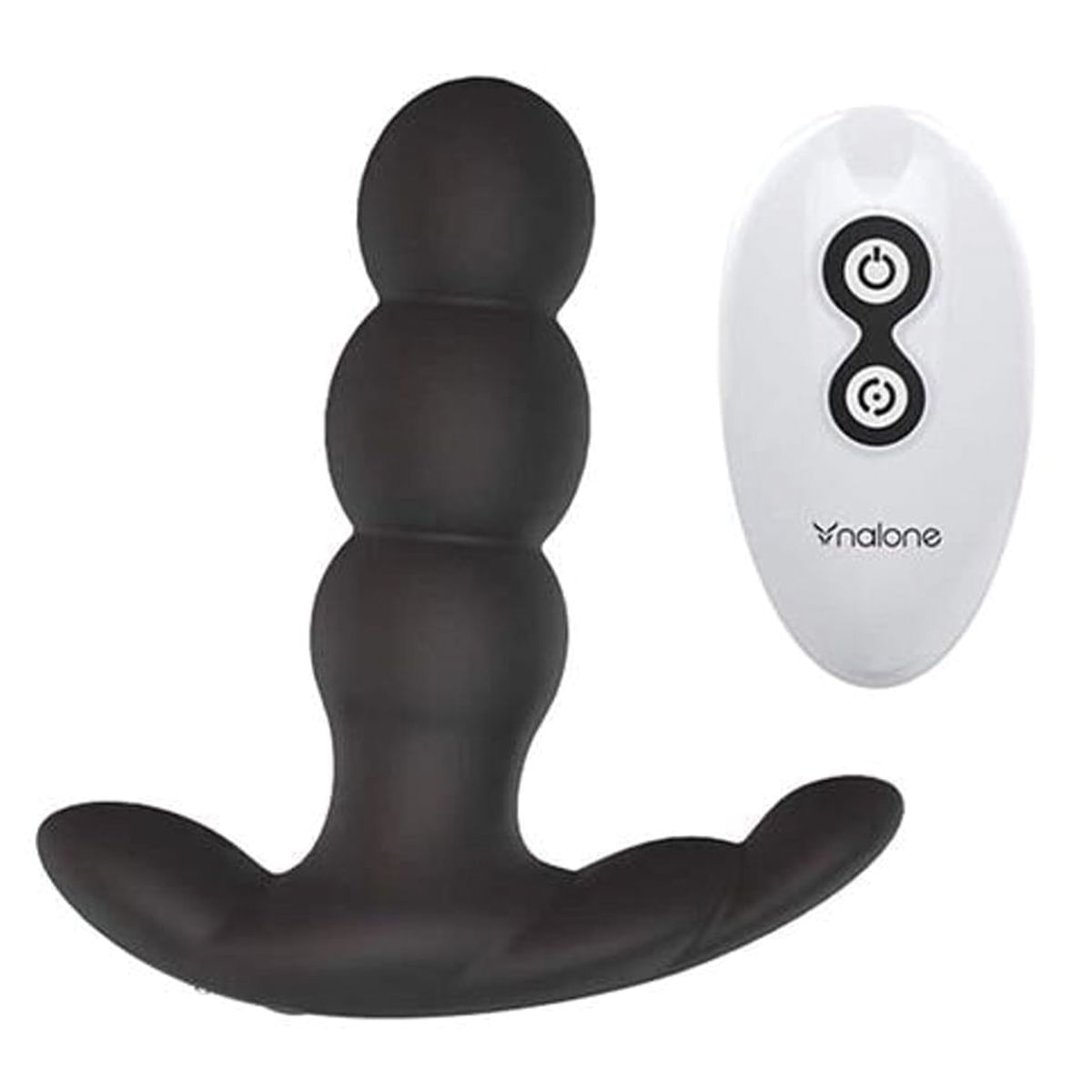 Nalone Pearl Vibrador Anal ou Vaginal com Controle e 7 Modos de Vibração e Rotação Intt