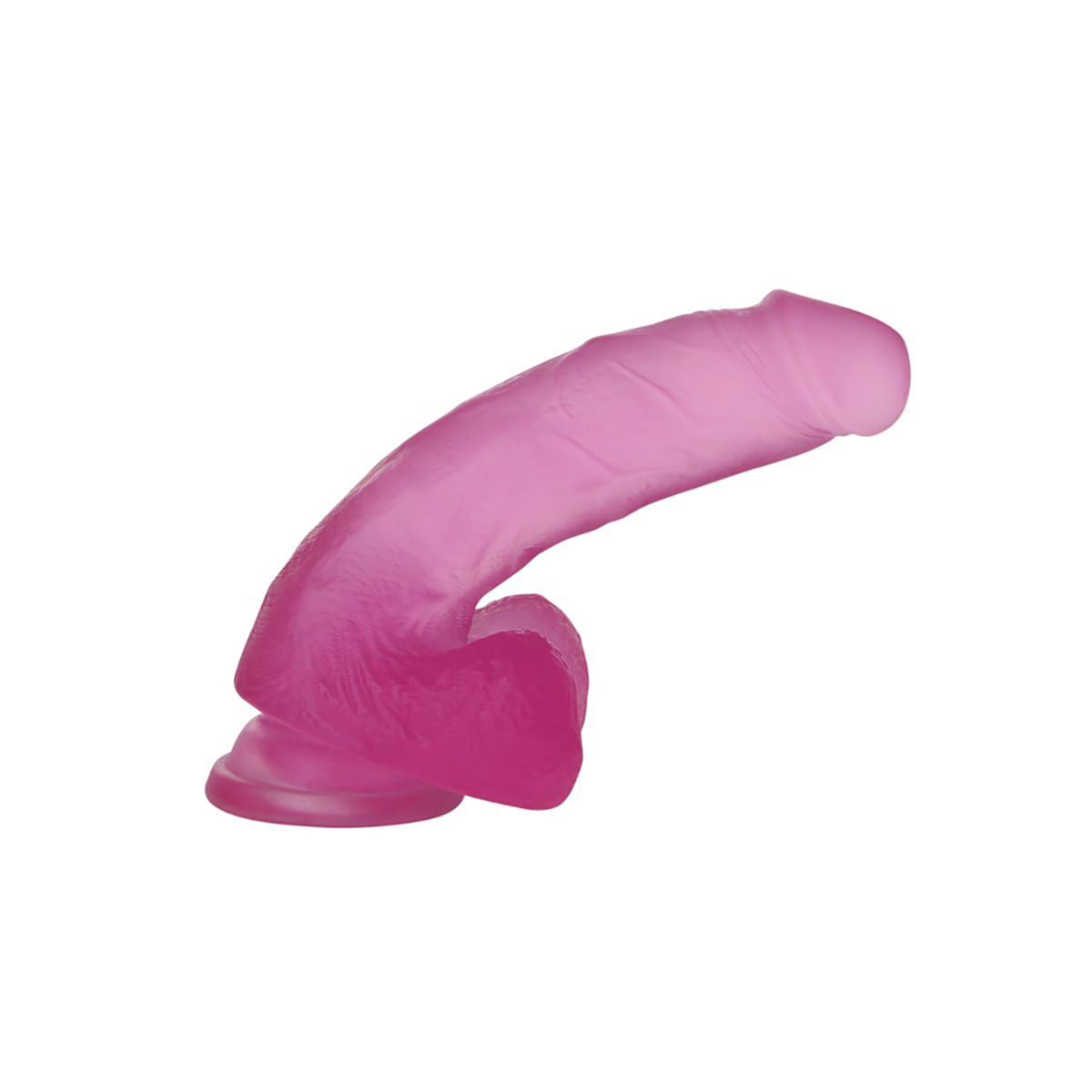 Jelly Love Prótese Realística com Glande e Ventosa 17,7x3,6cm Vip Mix