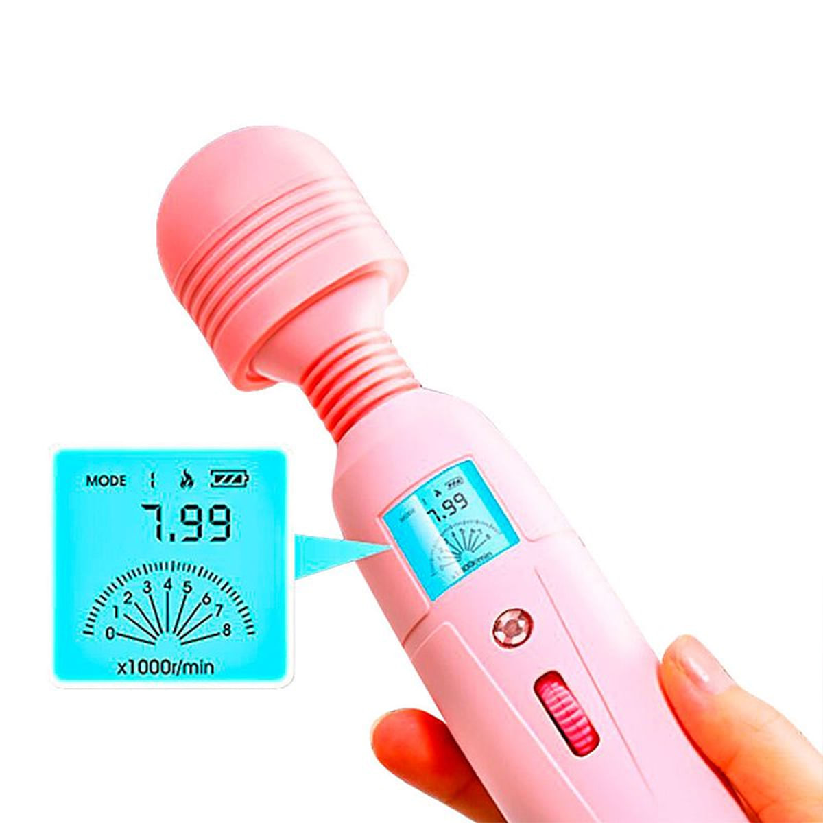 Varinha Mágica com 9 Modos de Vibração com 8 Intensidades Sexy Import