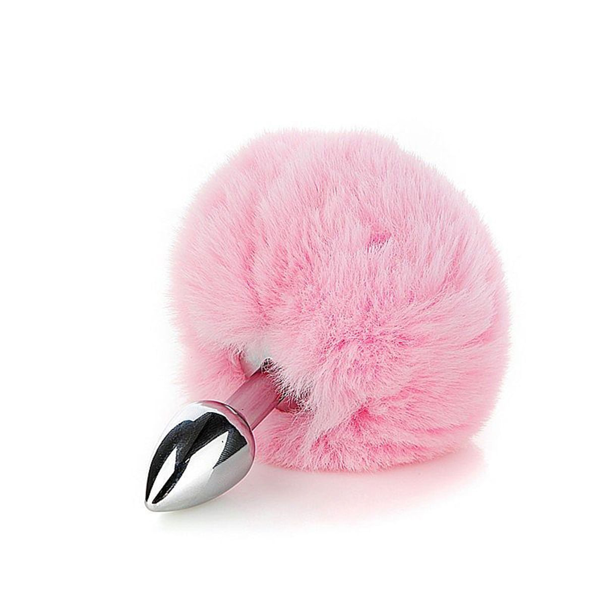 Kit Plug Anal Pompom, Tiara de Orelha, Grampos para Mamilos e Laço Sexy Import
