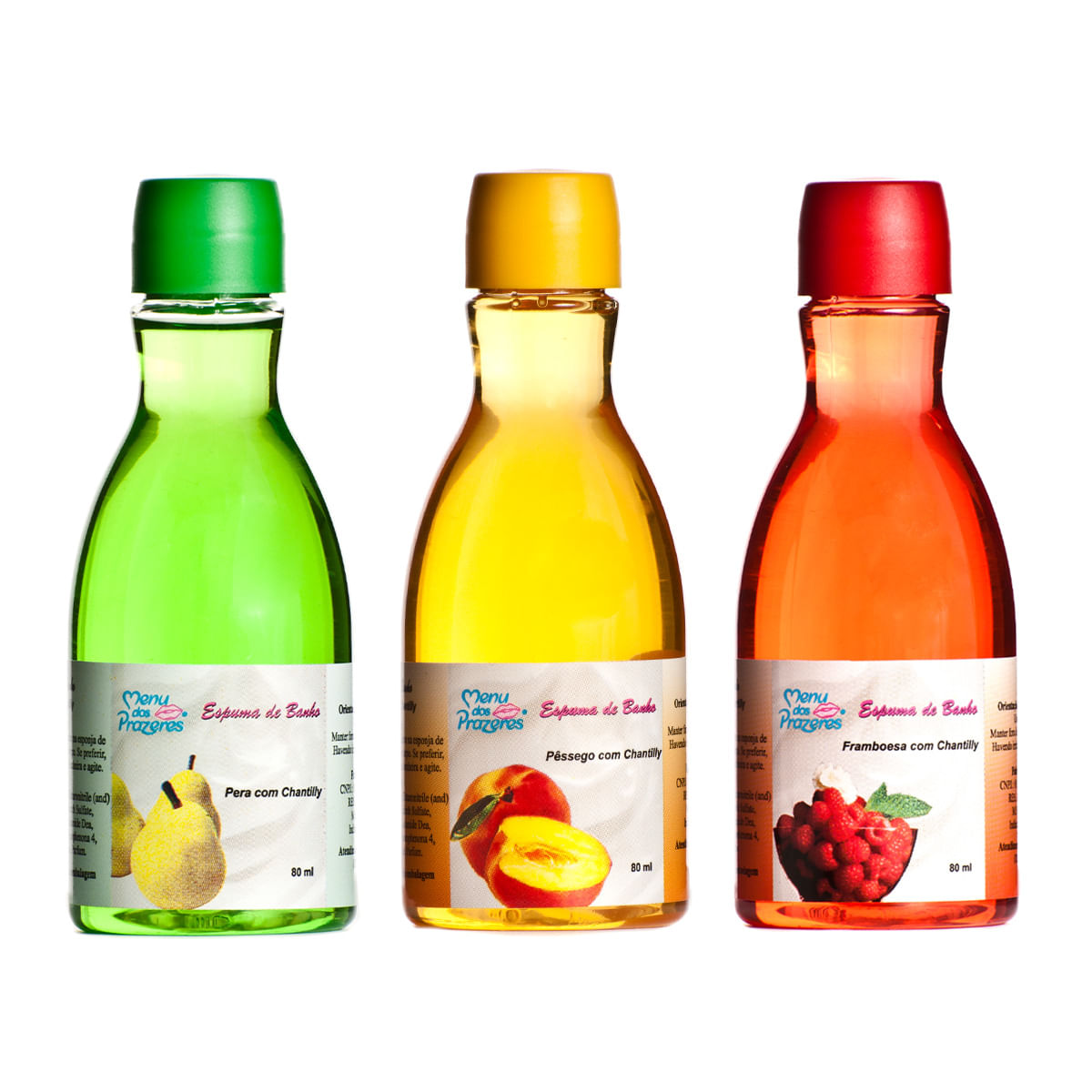 Espuma de Banho Aromática Linha Banho 80ml Menu dos Prazeres