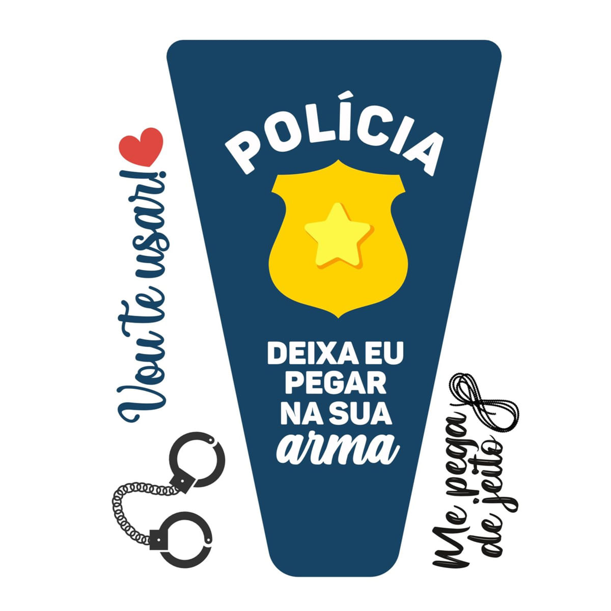 Sexy Tatoo Cartela de Tatuagens Temporárias Polícia 14,5 x 10 cm Sedux Sexy Tatoo Cartela de Tatuagens Temporárias Polícia 14,5 x 10 cm Sedux