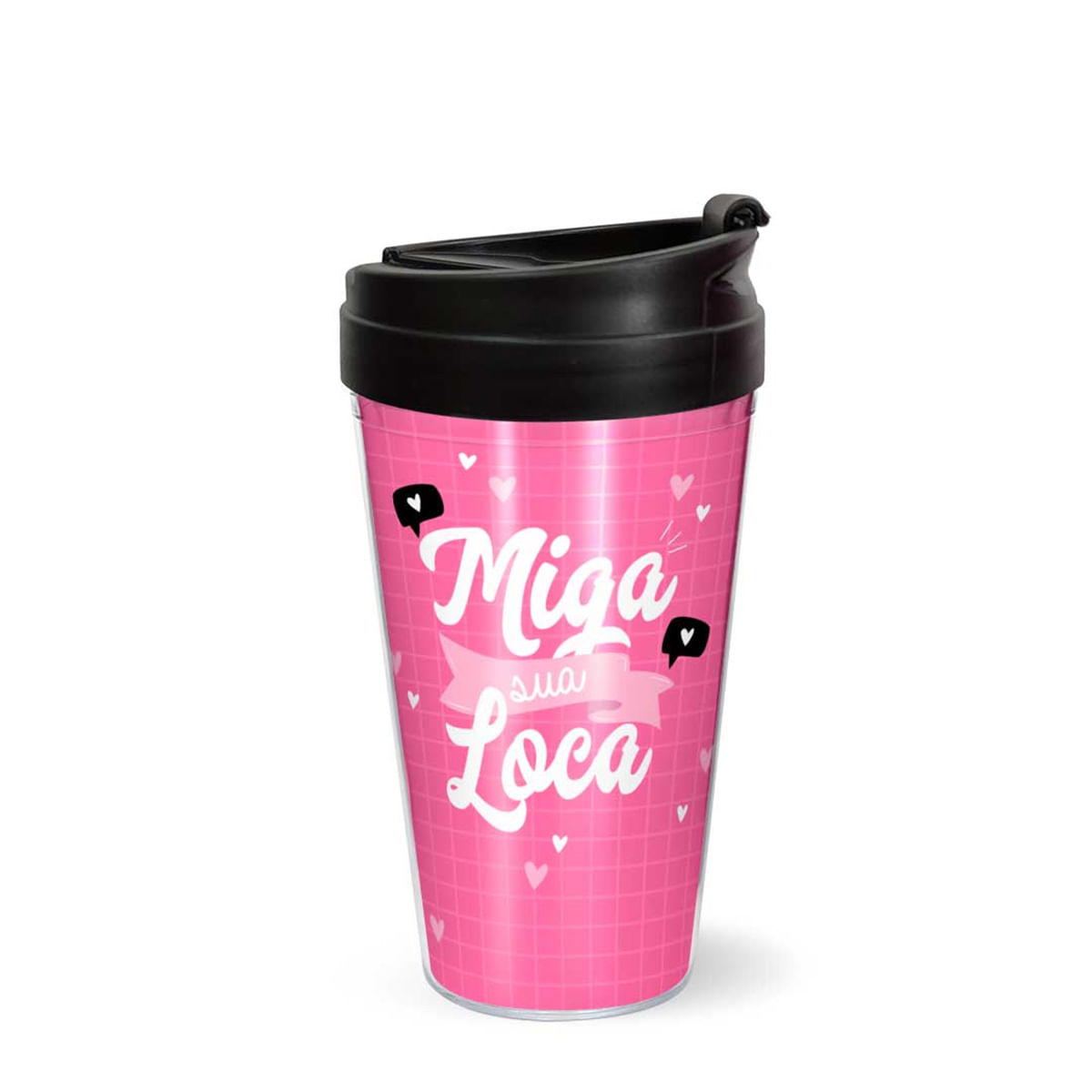 Miga Sua Loca Copo Viagem 550ml Sude Presentes Miga Sua Loca Copo Viagem 550ml Sude Presentes
