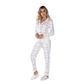 Pijama Americano Canelado Feminino com Manga Longa e Calça Coleção Inverno Victory