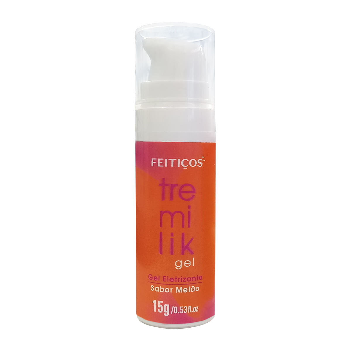 Tremilik Gel Vibrador Líquido Beijável 15g Feitiços - Sabor: Melão Tremilik Gel Vibrador Líquido Beijável 15g Feitiços - Sabor: Melão