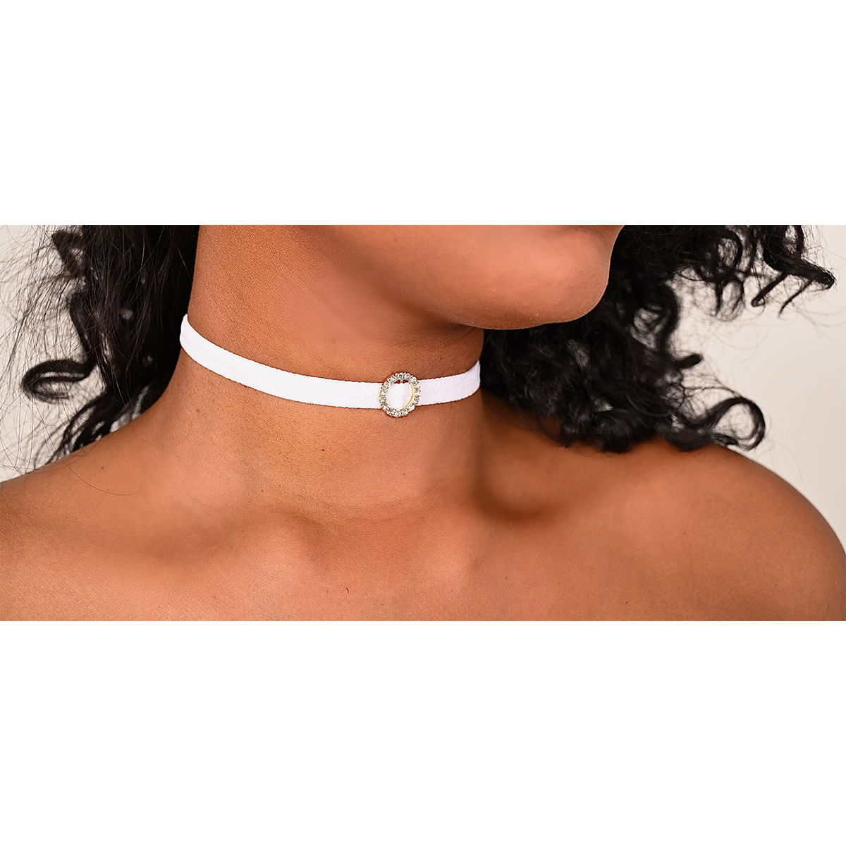 Calcinha Fetiche "Bateria Fraca Me Empresta Seu Cabo" com Chocker Tallyta Moda Apimentada