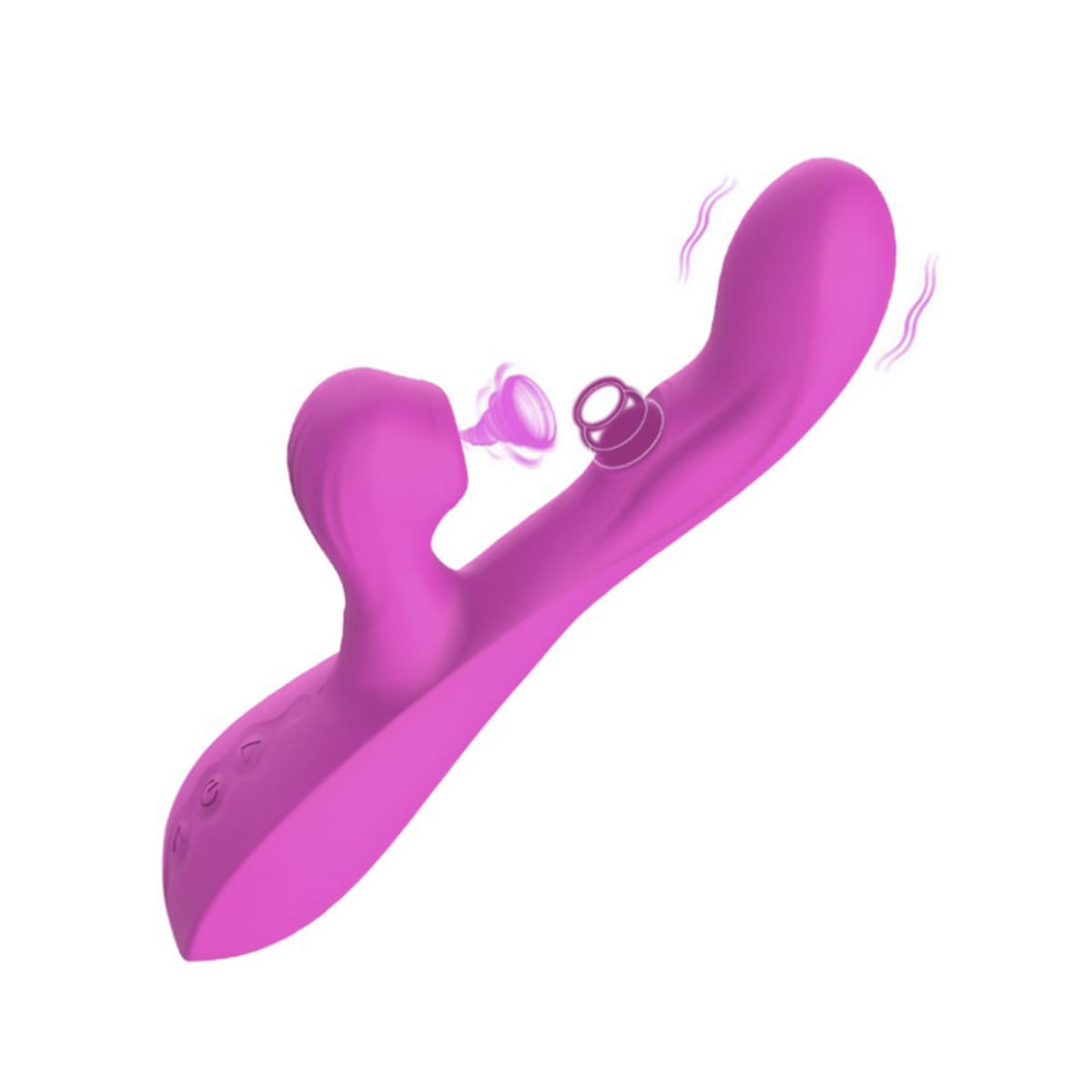 Licker Vibrador Ponto G com Estimulador de Clitóris com 10 Modos de Vibração e Pulsação Vip Mix