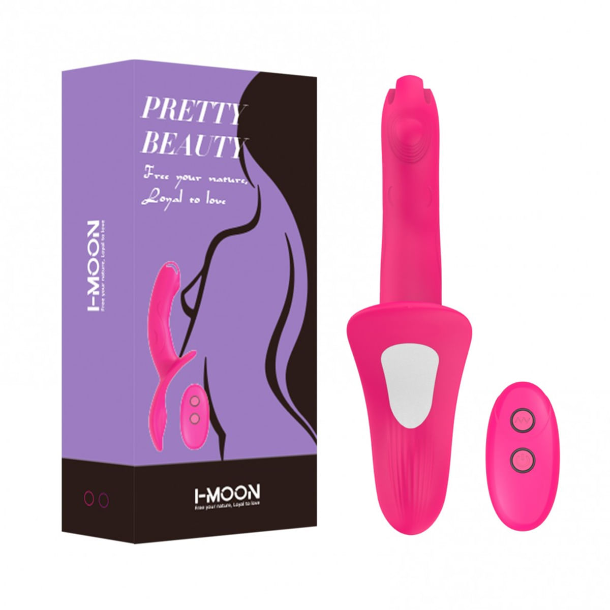 Pretty Beauty Kit Arnês Vibrador Ponto G com 7 Modos de Vibração Vip Mix