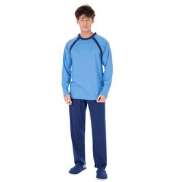 Pijama Lord Canelado Masculino com Manga e Calça Coleção Inverno Victory