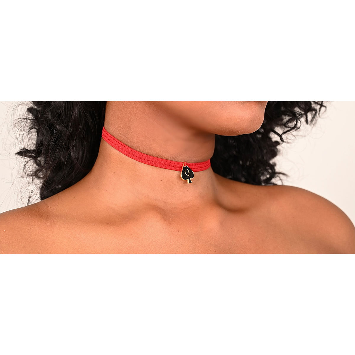 Calcinha Fetiche "Vamos Lá Em Casa... Netflix" com Chocker Tallyta Moda Apimentada