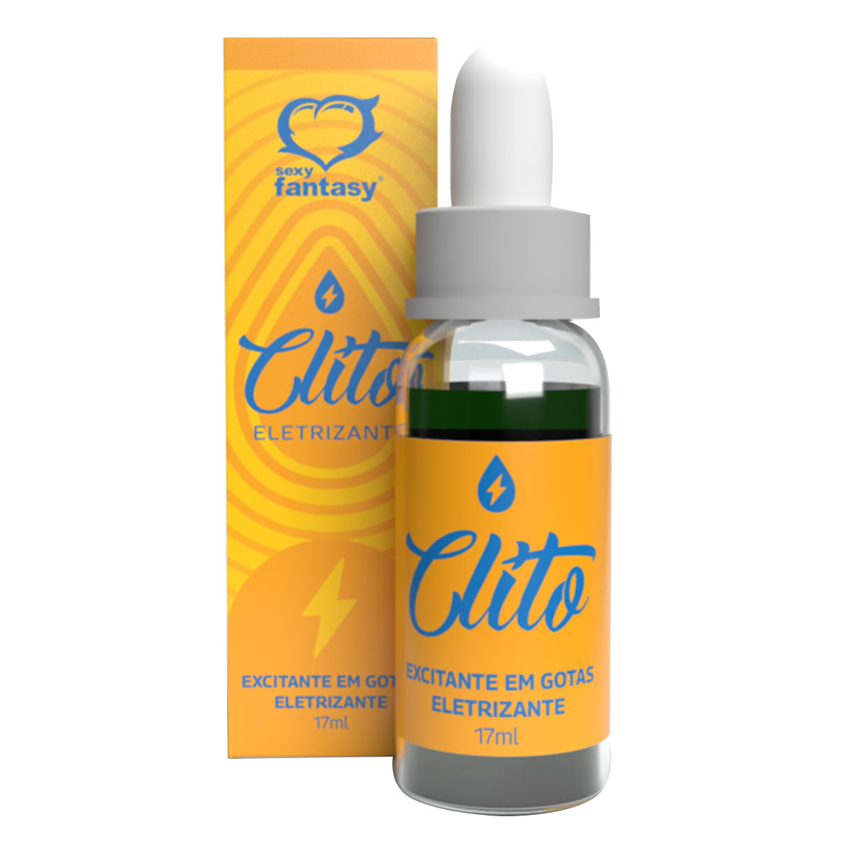 Clito Excitante em Gotas Eletrizante 17ml Sexy Fantasy Clito Excitante em Gotas Eletrizante 17ml Sexy Fantasy