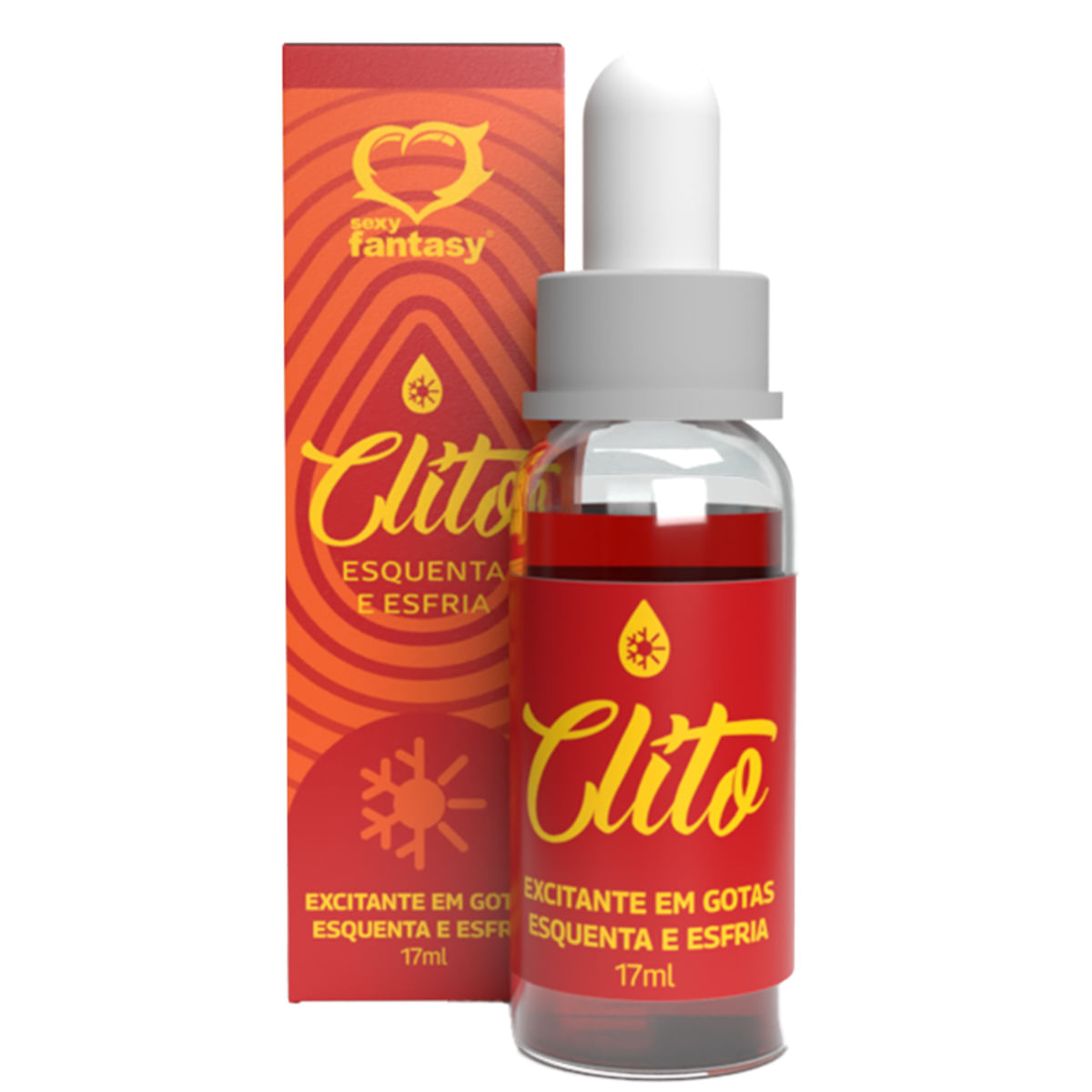 Clito Excitante em Gotas que Esquenta e Esfria 17ml Sexy Fantasy Clito Excitante em Gotas que Esquenta e Esfria 17ml Sexy Fantasy