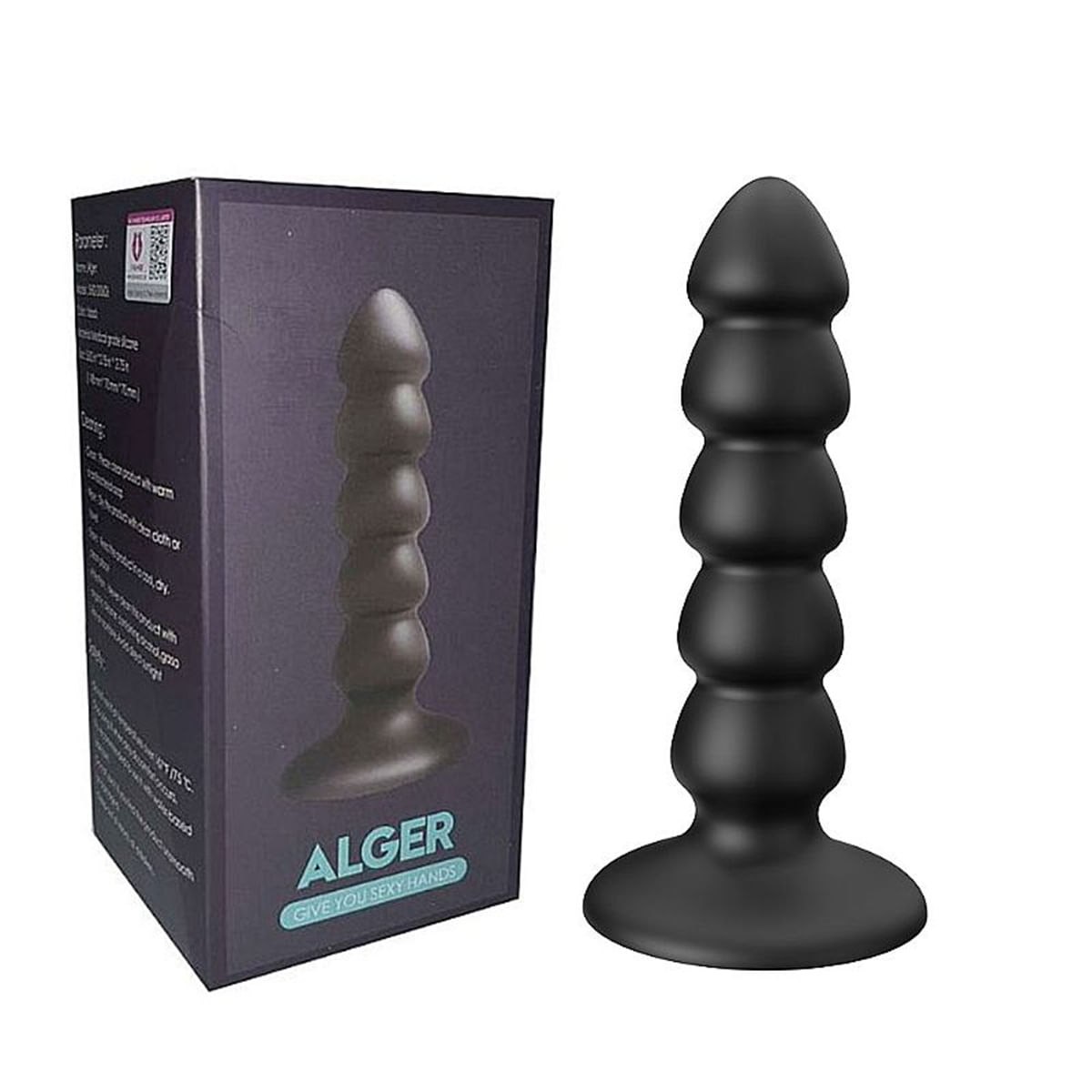 S-Hande Alger Plug Anal Escalonado em Silicone 14,9x3,3cm Sexy Import