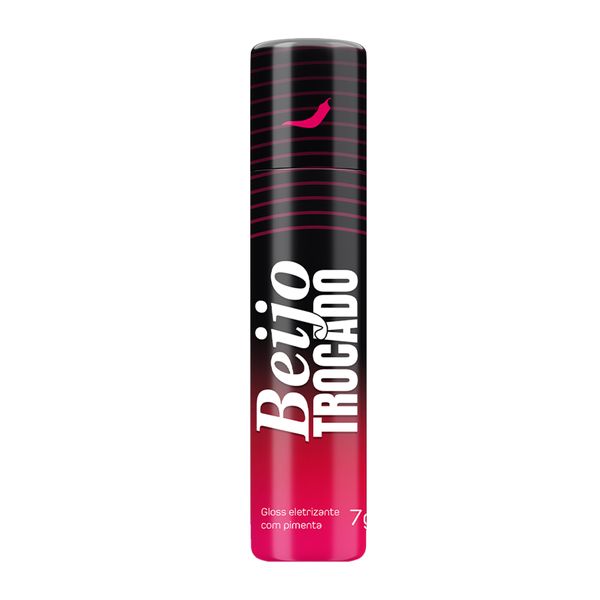 Beijo Trocado Bala Líquida Gloss Eletrizante com Pimenta roll-on 7g Pepper Blend
