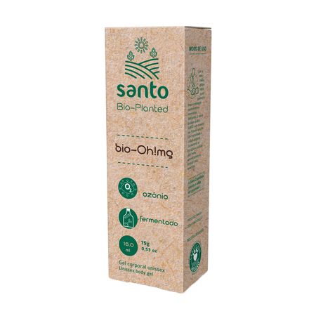 Bio-Oh!mg Gel Corporal Unissex Facilitador e Potencializador de Orgasmos 15g Linha Bio-Planted Santo