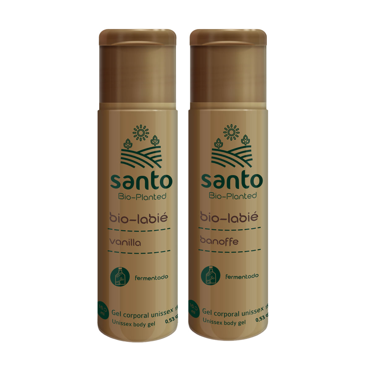 Bio-Labié Hot Gel Corporal Unissex Beijável 15g Linha Bio-Planted Santo