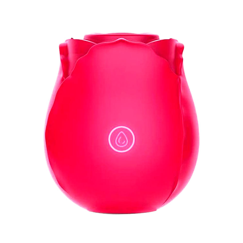 Estimulador de Clitóris em Formato de Rosa com 10 Modos de Pulsação Sexy Import - Cor: Pink Estimulador de Clitóris em Formato de Rosa com 10 Modos de Pulsação Sexy Import - Cor: Pink