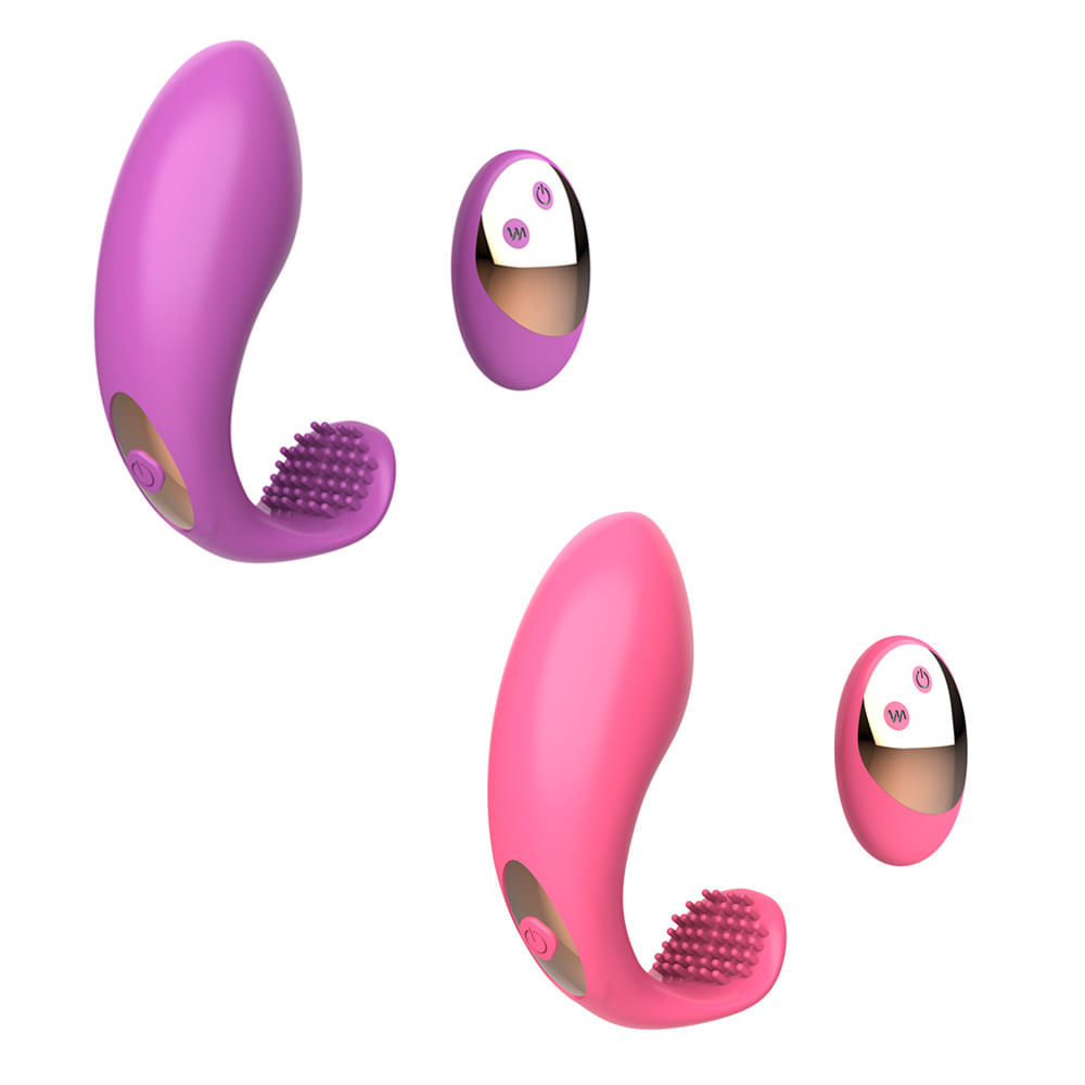 Vibrador para Casal com 2 Pontas e 10 Mods de Vibrações Vip Mix