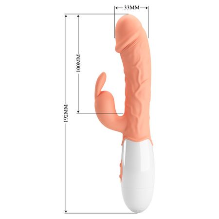 Easter Bunny Vibrador com Estimulador de Clitoris com 30 Modos de Vibração Vip Mix