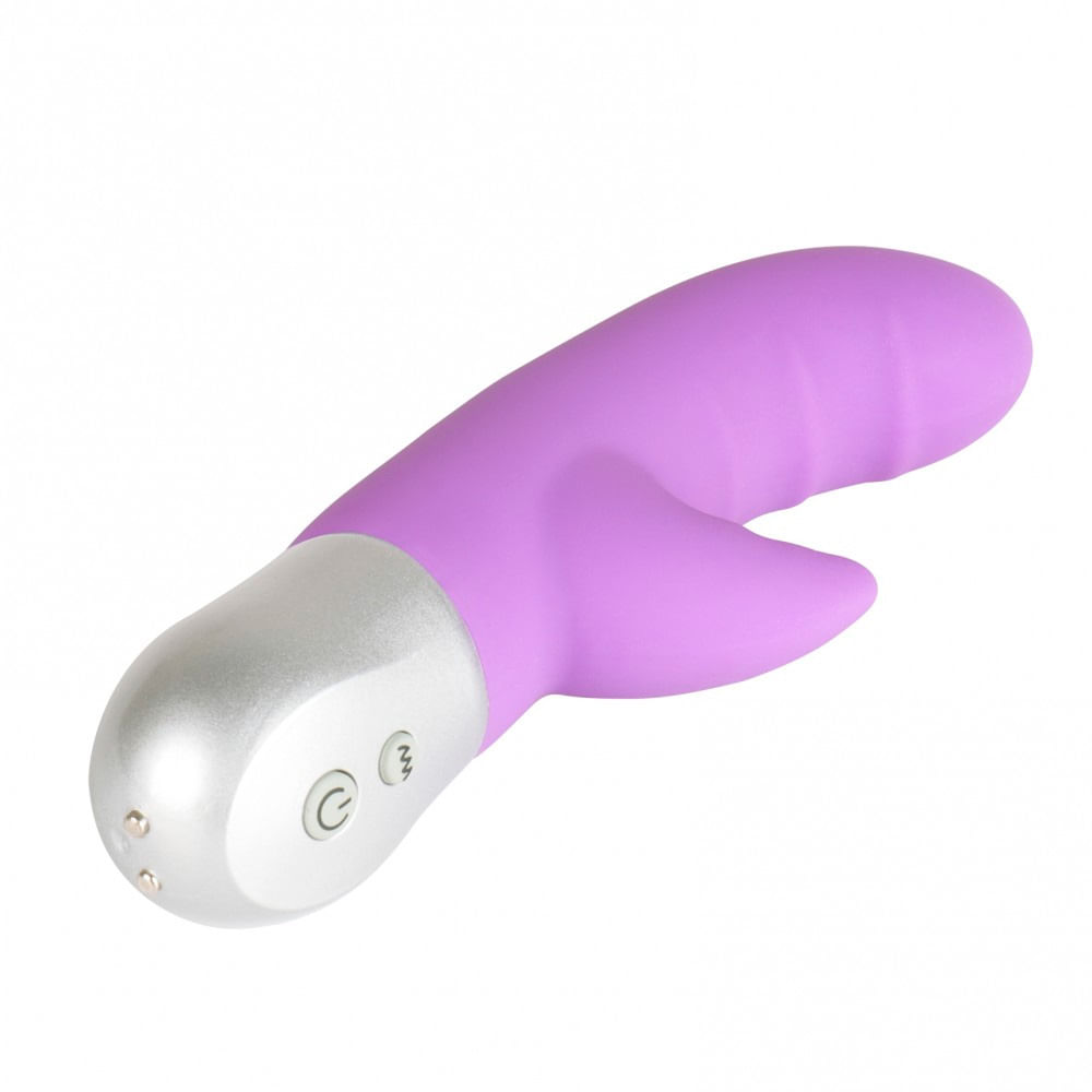 Leke Vibrador em Silicone com 10 Modos de Vibração e Estimulador de Clitoris Vip Mix