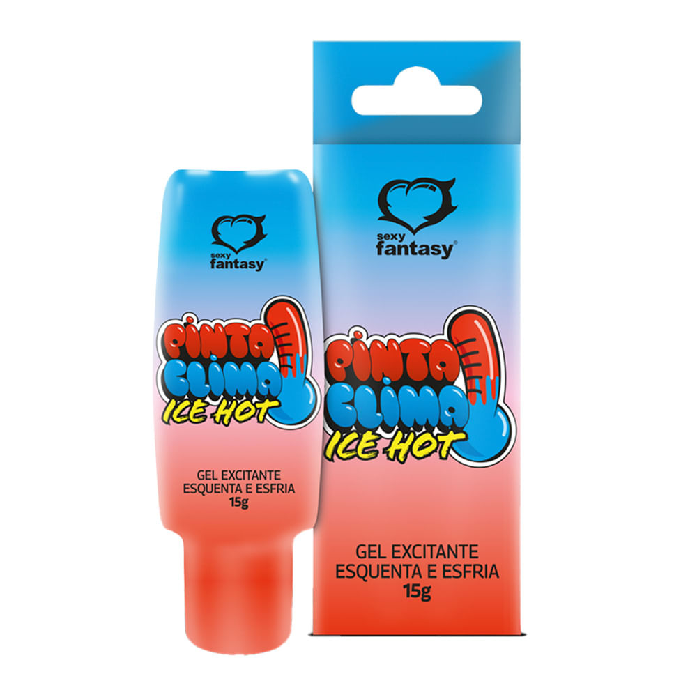 Pinta Clima Excitante em Gel Ice e Hot 15g Sexy Fantasy Pinta Clima Excitante em Gel Ice e Hot 15g Sexy Fantasy