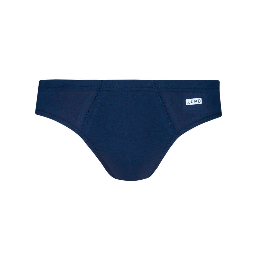 Kit Cueca AM Slip K em Algodão 3 Unidades Lupo