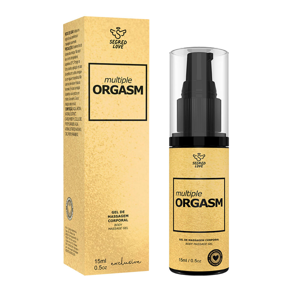 Multiple Orgasm Gel de Massagem Corporal que Vibra 15ml Segred Love Multiple Orgasm Gel de Massagem Corporal que Vibra 15ml Segred Love