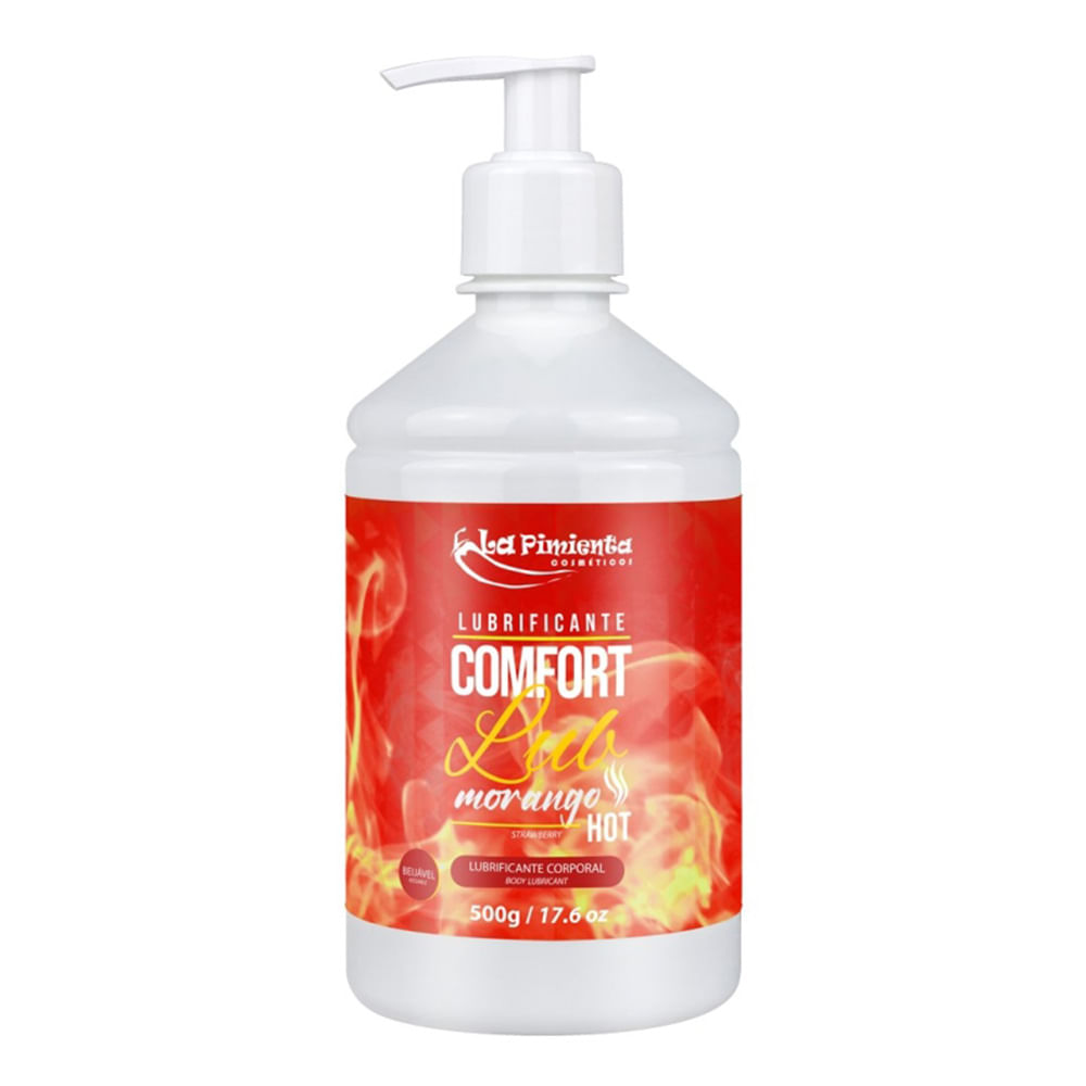 Comfort Lub Lubrificante Corporal Beijável Hot 500g La Pimienta Comfort Lub Lubrificante Corporal Beijável Hot 500g La Pimienta