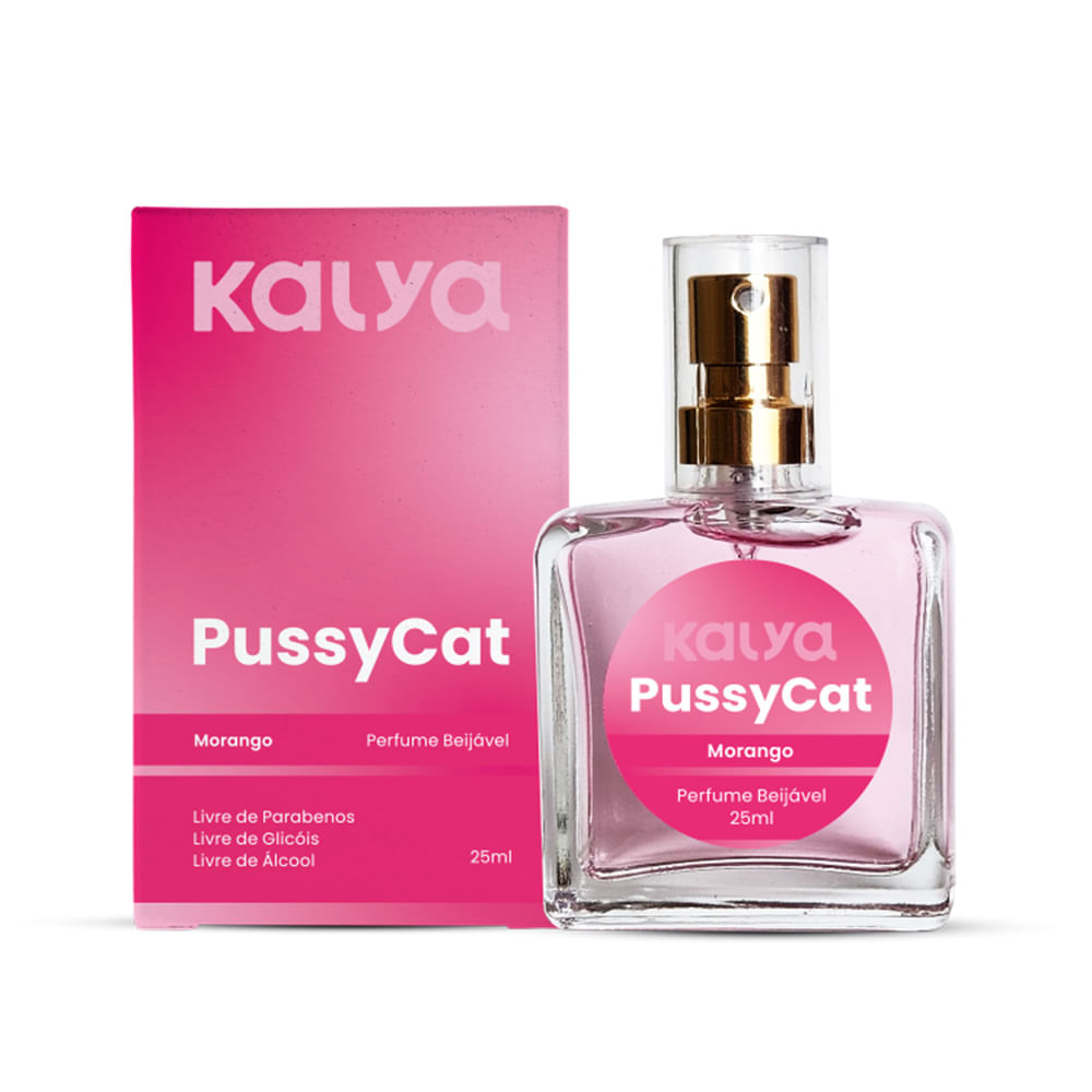 Pussycat Perfume Beijável Feminino 25ml Kalya