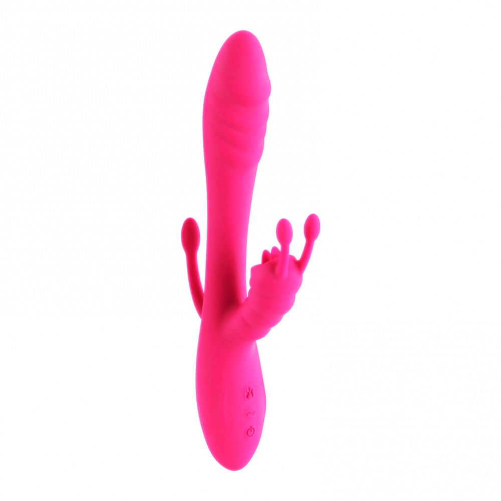 Vibrador Ponto G com Estimulador de Clitoris com 12 Modos de Vibração Vip Mix