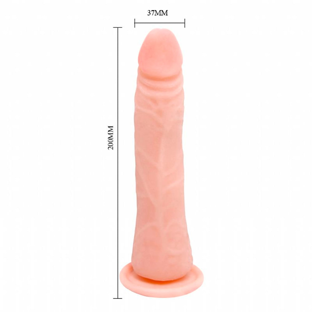 Ammut Prótese Realística com Glande e Ventosa Linha Baile Barbara Sexy Import