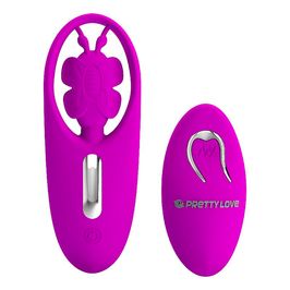 Pretty Love Dancing Butterfly Vibrador de Calcinha com Controle e 12 Modos de Vibração Sexy Import