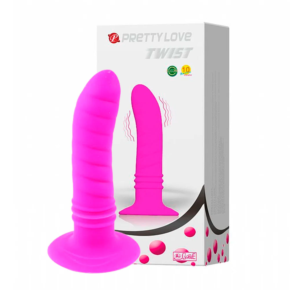 Twist Pretty Love Plug Anal com 10 Modos de Vibração Sexy Import