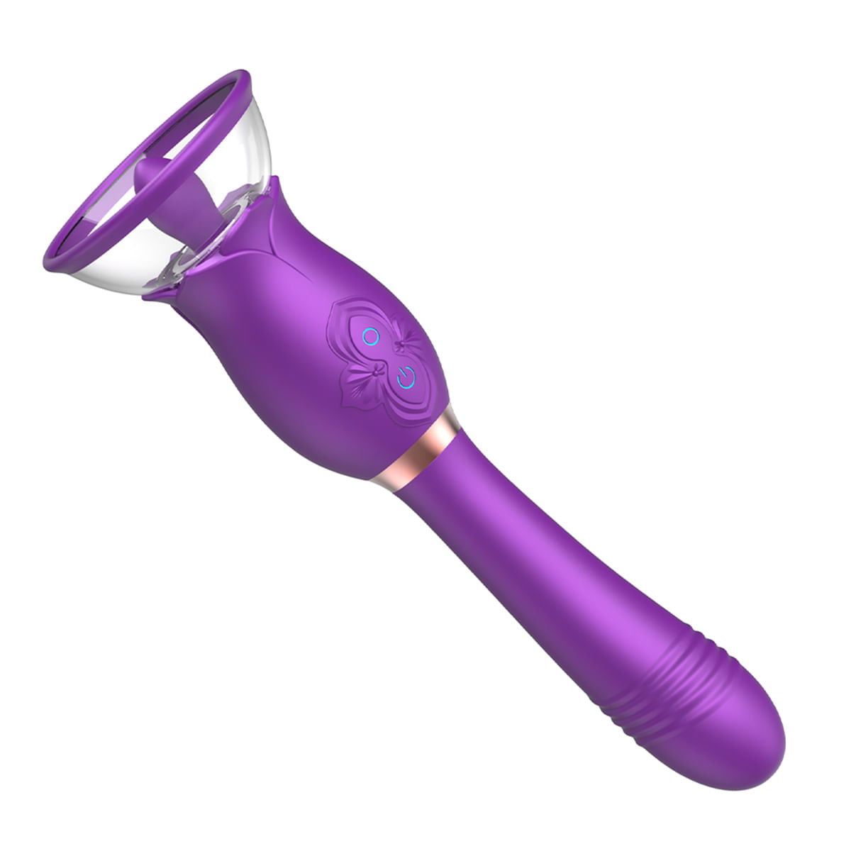 Yuhuan Vibrador Ponto G e Estimulador de Clitoris com 3 Modos de Vibração e Sucção Vip Mix - Cor: Roxo Yuhuan Vibrador Ponto G e Estimulador de Clitoris com 3 Modos de Vibração e Sucção Vip Mix - Cor: Roxo