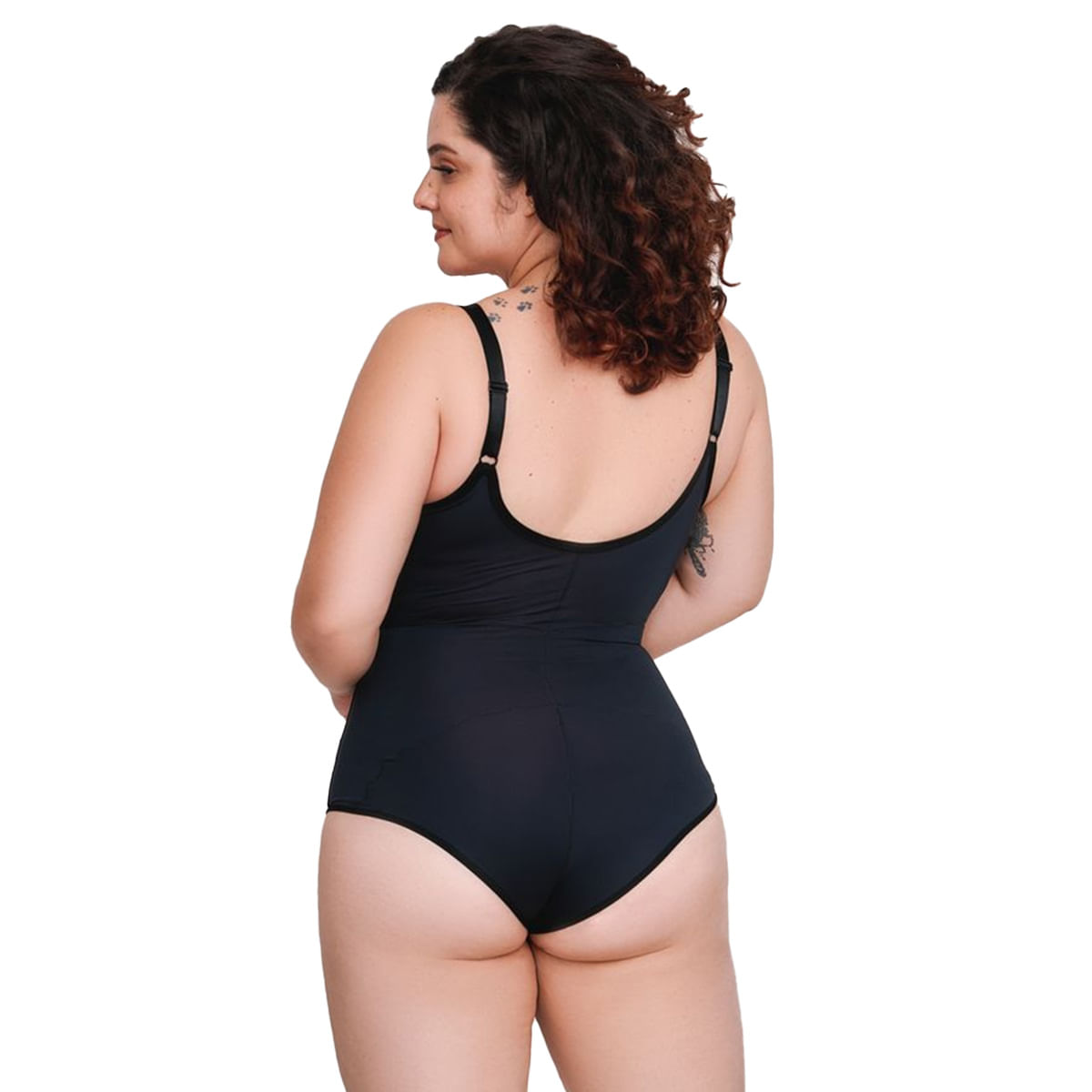 Modelador em Tecido Dublado com Máxima Compressão com Zíper Frontal Vi Lingerie