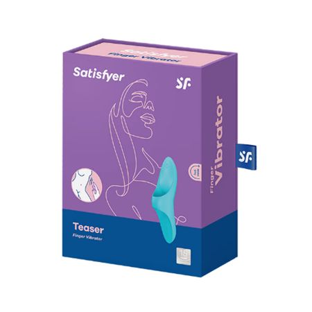 Satisfyer Teaser Vibrador de Dedo em Silicone com 12 Intensidades
