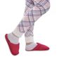 Pantufa Adulto Feminino Fechada em Plush Liso Victory