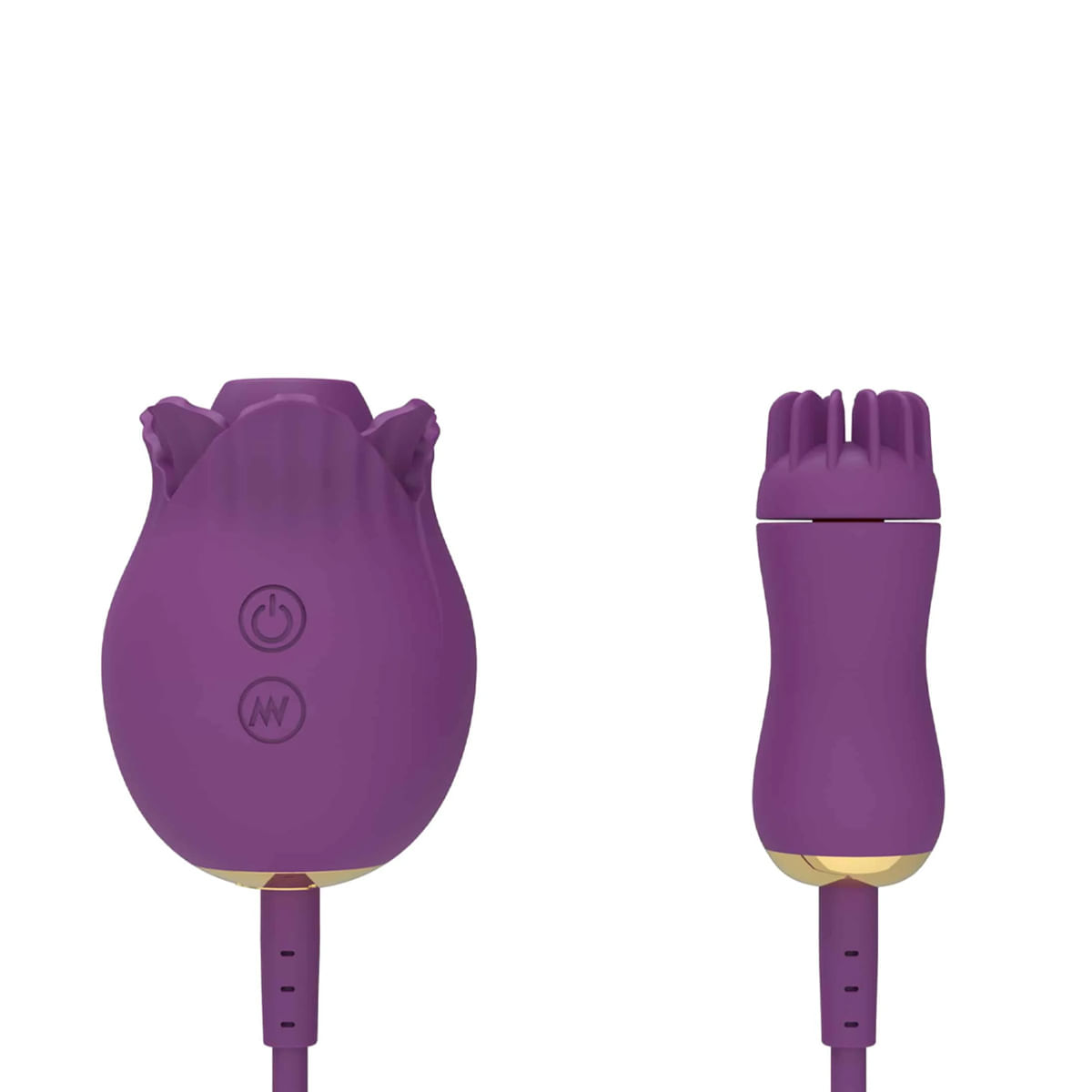 Vibrador em Formato de Rosa com Vai e Vem, Pulsação e 10 Modos de Vibração Our Moment Import Vibrador em Formato de Rosa com Vai e Vem, Pulsação e 10 Modos de Vibração Our Moment Import