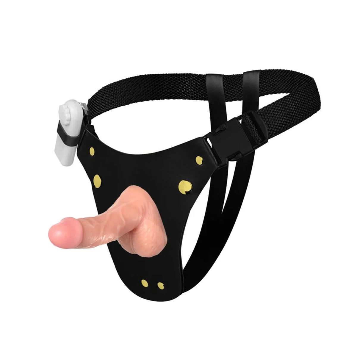 Cinta Peniana com Prótese Pênis com Escroto Realístico Com Vibro 15x3,5cm Soulsex Cinta Peniana com Prótese Pênis com Escroto Realístico Com Vibro 15x3,5cm Soulsex